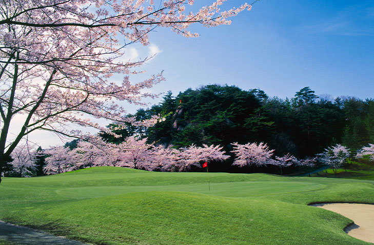 日本庭園風の美しさが極まる滋賀カントリー俱楽部